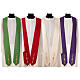 Casula 100% pura lana fascione decorato IHS uva e spighe s19