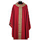 Priest chasuble, 100% pure wool, 4 colours, starry orphrey s5
