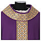 Priest chasuble, 100% pure wool, 4 colours, starry orphrey s8