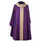 Priest chasuble, 100% pure wool, 4 colours, starry orphrey s9