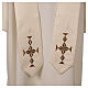 Priest chasuble, 100% pure wool, 4 colours, starry orphrey s12