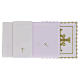 In Primis Altar linens with golden Greek cross embroidery, blended cotton s2
