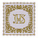 Servizio da altare In Primis JHS oro bianco misto cotone s1