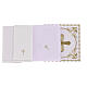 Altar linens set cross embroidered in gold In Primis cotton blend s2