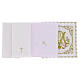 In Primis Marian altar cloths in golden embroidered cotton blend s2