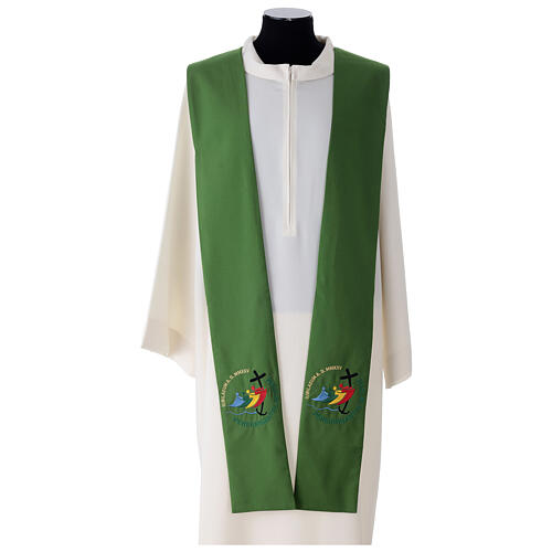 Priesterstola zum Jubiläum 2025, mit gesticktem offiziellem Logo, diverse Farben 2