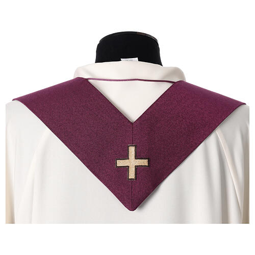 Stuła z intarsją złotą i lamówką, Atelier Sirio 12