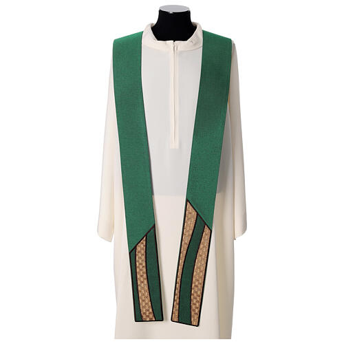 Estola incrustação ouro passamanaria Atelier Sirio 1