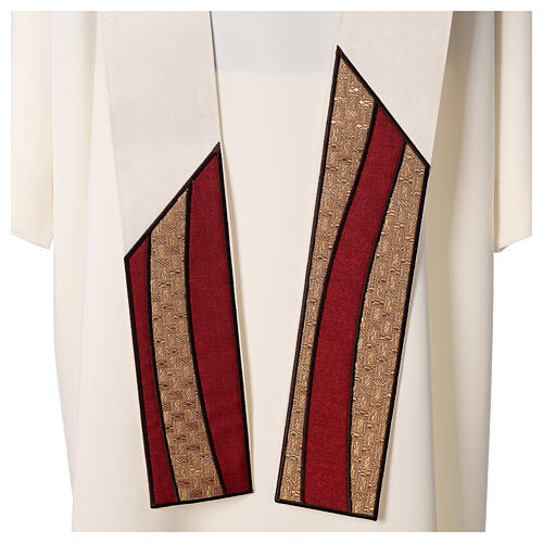 Estola incrustação ouro passamanaria Atelier Sirio 4