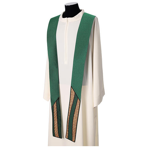 Estola incrustação ouro passamanaria Atelier Sirio 7