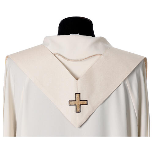 Estola incrustação ouro passamanaria Atelier Sirio 11