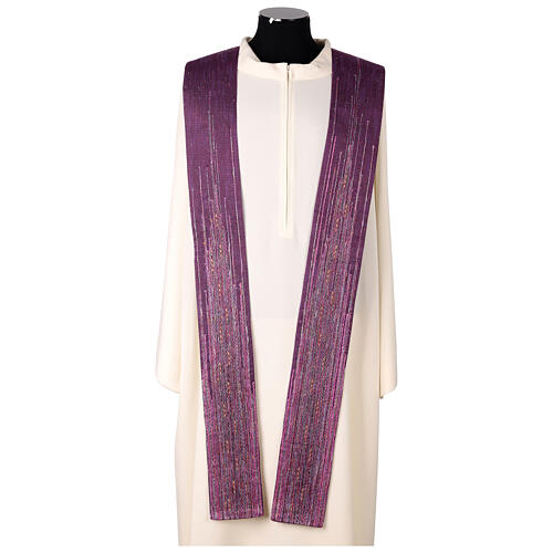 Stuła z tkaniny NiBo, Atelier Sirio, jednolita tkanina włókna mieszane 5