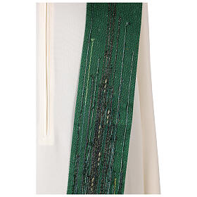 Stole NiBo Atelier Sirio fabric solid color mixed yarns