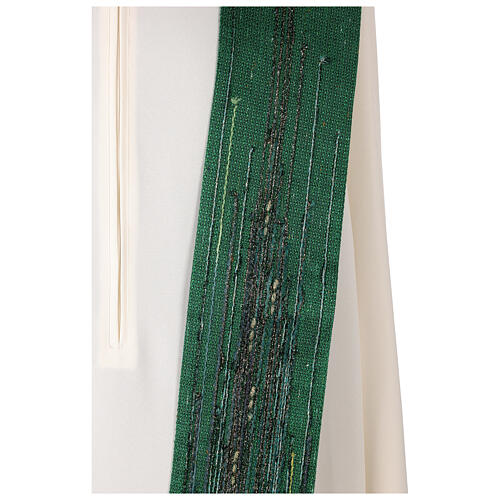 Stole NiBo Atelier Sirio fabric solid color mixed yarns 2