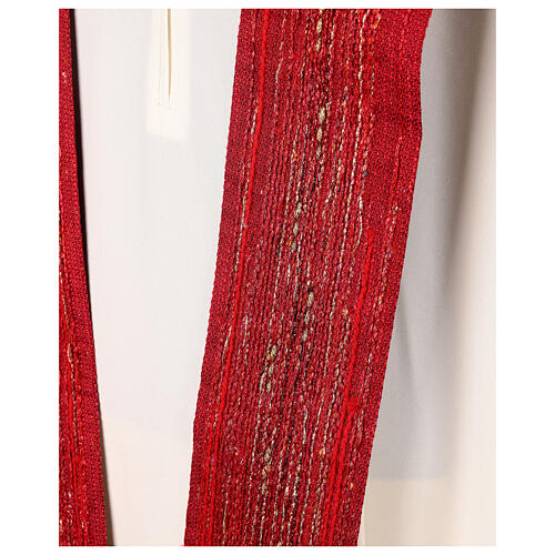 Stole NiBo Atelier Sirio fabric solid color mixed yarns 4