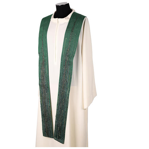 Stole NiBo Atelier Sirio fabric solid color mixed yarns 7