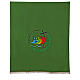 Official Jubilee 2025 logo altar cover, green, Multilingual s1