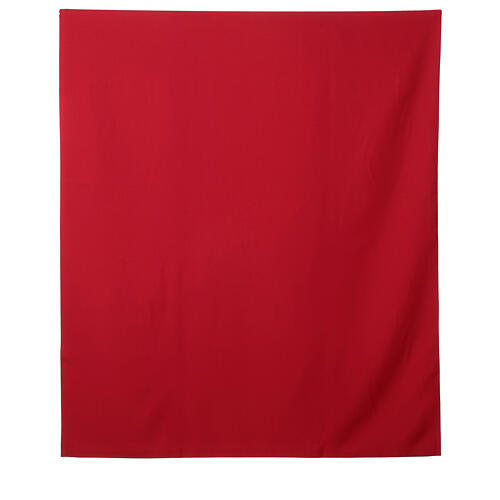 Paliotto logo ufficiale Giubileo 2025 rosso stampato multilingue 5