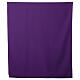 Altarläufer zum Jubiläum 2025, violett, mit gedrucktem offiziellen Logo s3