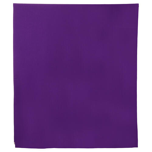 Official Jubilee 2025 logo altar cover, purple, Multilingual 5