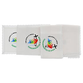 Altar linens with print of the 2025 Jubilee official logo