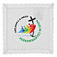 Altar linens with print of the 2025 Jubilee official logo, Multilingual s1