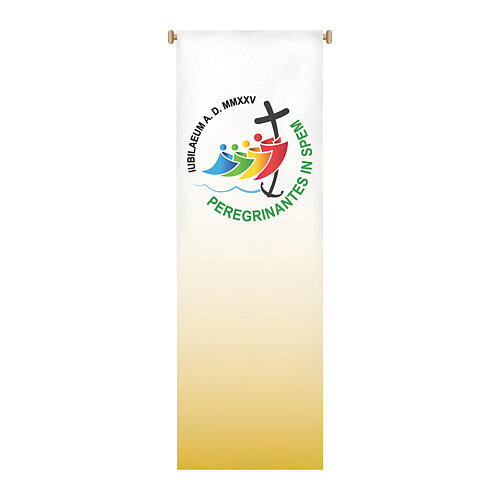 Slabbinck banner with 2025 Jubilee official logo, 118x39 in 1