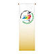Slabbinck banner with 2025 Jubilee official logo, 118x39 in s1