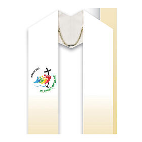 Étole Slabbinck décorée logo officiel en FRA Jubilé 2025 impression