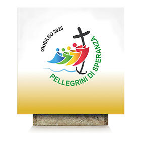 Coprialtare logo ufficiale in italiano Giubileo 2025 colorato 190x90 cm Slabbinck