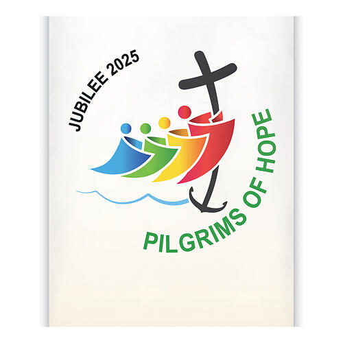 Banner Slabbinck Giubileo 2025 logo ufficiale lingua inglese 300x100 cm 2
