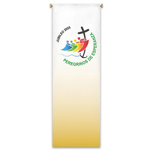 Banner Giubileo 2025 logo ufficiale spagnolo Slabbinck 300x100 cm 1