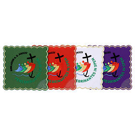 Palia para cáliz Jubileo 2025 bordada 4 colores