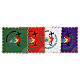 Palla copricalice Giubileo 2025 ricamata 4 colori s1