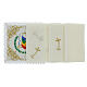 Altar linen set with Jubilee 2025 embroidery, linen blend, golden thread s2