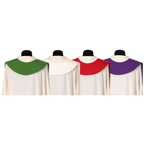 Priesterstola zum Jubiläum 2025, 4 Farben, gesticktes offizielles Logo, Polyester 10