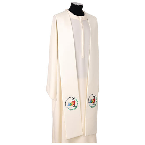 Stola sacerdotale Giubileo 4 colori ricamo logo ufficiale 5