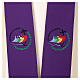 Stola sacerdotale Giubileo 4 colori ricamo logo ufficiale s8