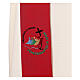 Stola diaconale Giubileo ricamo 4 colori poliestere s6