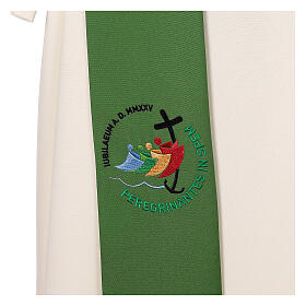 Jubilee deacon stole with 4 color polyester print