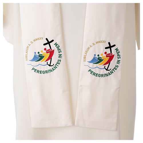 KIT STOLE 4 COLORI logo Giubileo 2025 ricamato 7