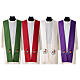 KIT STOLE 4 COLORI logo Giubileo 2025 ricamato s1