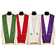 Jubilee 2025 stole with embroidered logo, 4 colours, Vatican fabric s1