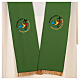 Jubilee 2025 stole with embroidered logo, 4 colours, Vatican fabric s2