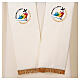 Jubilee 2025 stole embroidered logo in 4 colors Vatican fabric s6