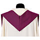 Stole with printed logo of Jubilee 2025 on Vatican Tyrian purple fabric s3