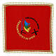 Palla copricalice Giubileo 2025 tessuto Vatican ricamo oro 20x20 cm s3