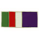 Palla copricalice Giubileo 2025 tessuto Vatican ricamo oro 20x20 cm s6