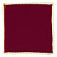 Palla da calice morello Giubileo 2025 tessuto Vatican ricamata 20x20 cm s2