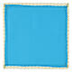 Pall of Jubilee 2025, Vatican light blue fabric with golden embroidery, 8x8 in s2